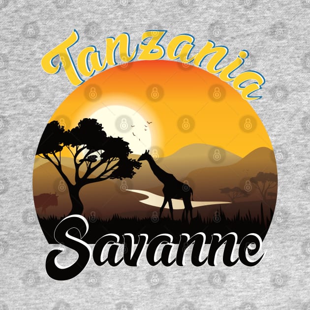 Tanzania Savanne with cool animals by Chipity-Design